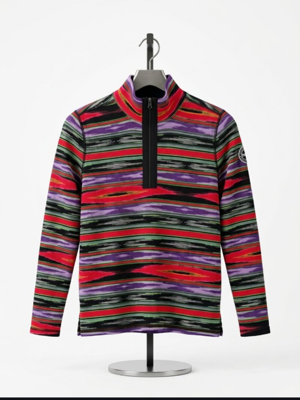 Ralph Lauren Active Base Layer Aztec Southwestern 1/4 Zip Cotton Large